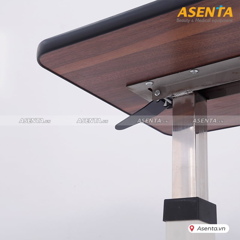 Bàn ăn mặt gỗ di động cho bệnh nhân HMDT-1020