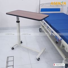 Bàn ăn mặt gỗ di động cho bệnh nhân HMDT-1020