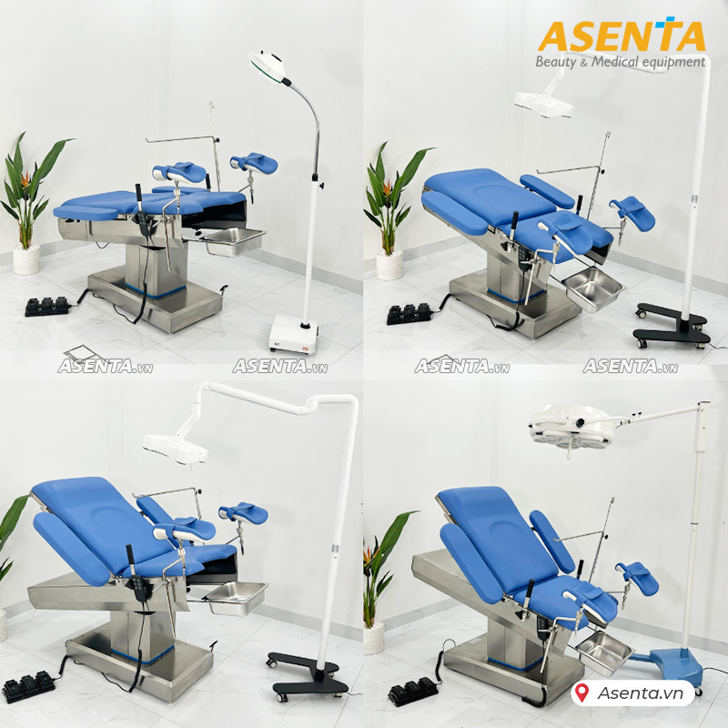 Bàn khám sản phụ khoa chỉnh điện cao cấp Hi-Mec SB-805