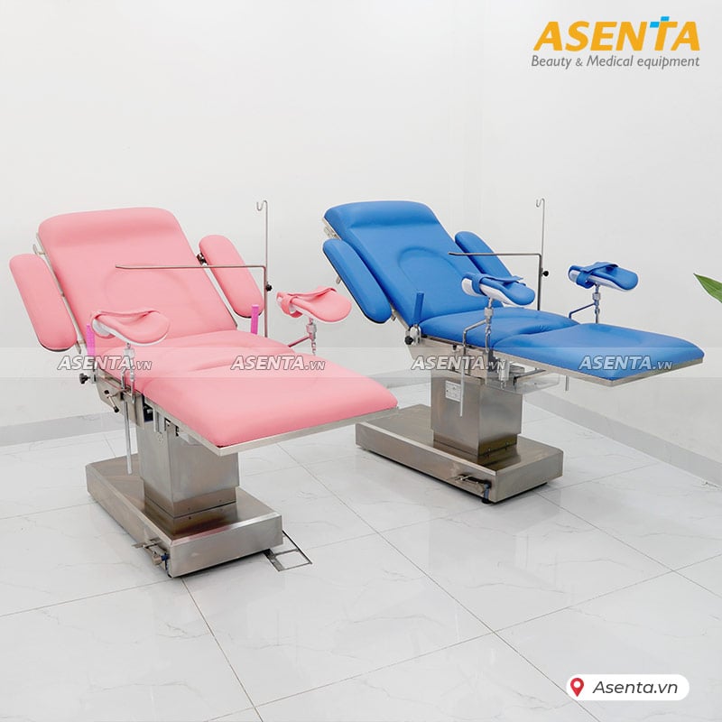 Bàn khám sản phụ khoa chỉnh điện cao cấp Hi-MEC SB-804 (có chân)