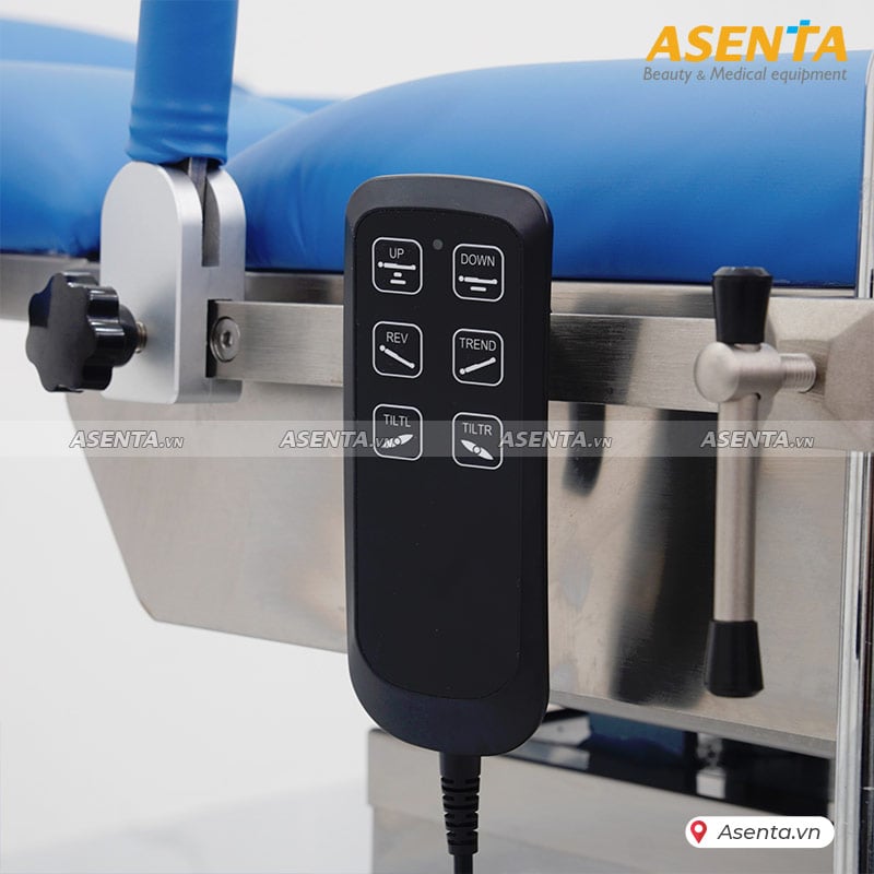 Bàn khám sản phụ khoa chỉnh điện cao cấp Hi-MEC SB-804 (có chân)