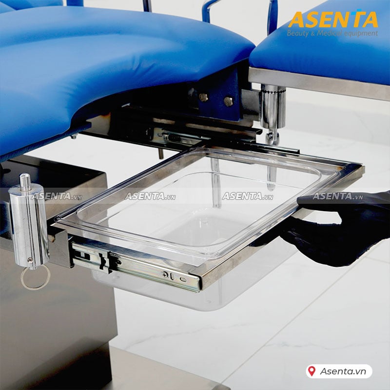 Bàn khám sản phụ khoa chỉnh điện cao cấp Hi-MEC SB-804 (có chân)