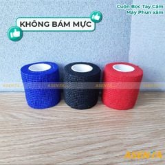 Bandage quấn máy, cuộn bọc tay cầm máy phun xăm