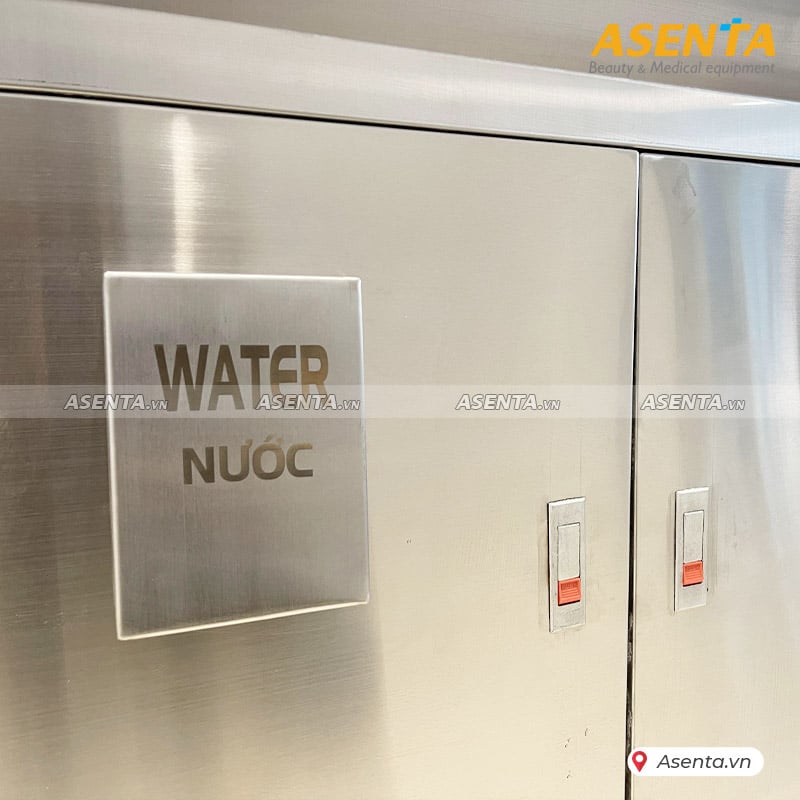 Bồn rửa tay tiệt trùng inox 2 vòi tự động