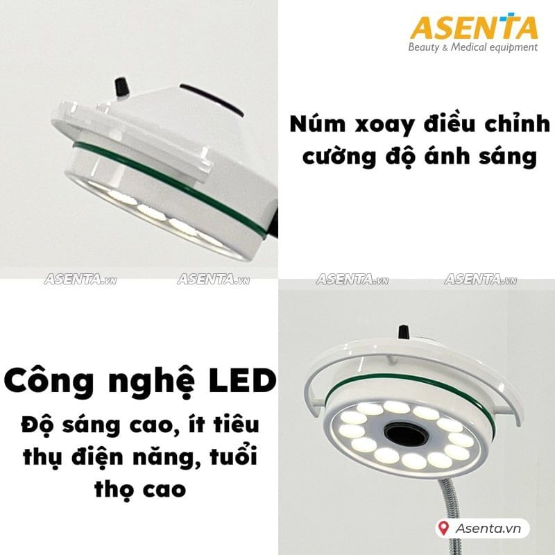 Đèn phẫu thuật di động bóng LED LED200-JD1200