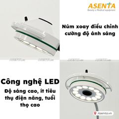 Đèn phẫu thuật di động bóng LED LED200-JD1200