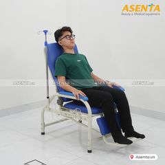 Giường ghế đa năng chăm sóc bệnh nhân kèm cây truyền dịch HMNB-3020