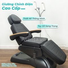 Giường phun xăm chỉnh điện tay gỗ 4 động cơ HMBB-8031