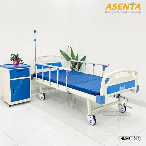 Giường bệnh nhân Y Tế chỉnh cơ 1 tay quay HMHB-1010