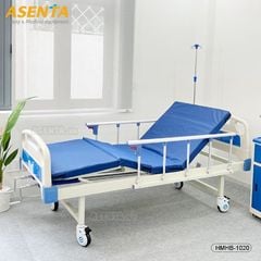 Giường bệnh nhân Y Tế chỉnh cơ 2 tay quay HMHB-1020