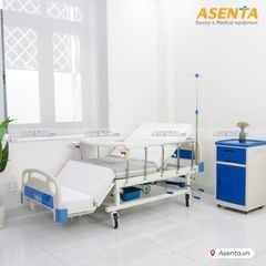 Giường hồi sức cấp cứu ICU 4 tay quay đa chức năng có bô B01-I