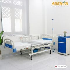 Giường hồi sức cấp cứu ICU 4 tay quay đa chức năng có bô B01-I