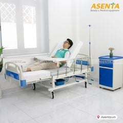Giường hồi sức cấp cứu ICU 4 tay quay đa chức năng có bô B01-I