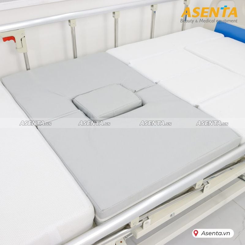 Giường hồi sức cấp cứu ICU 4 tay quay đa chức năng có bô B01-I