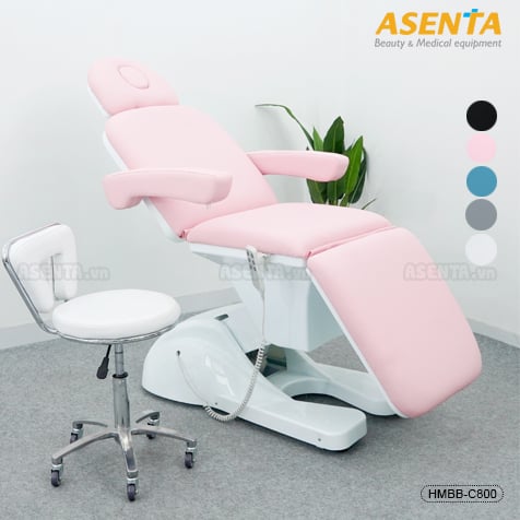 Giường thẩm mỹ chỉnh điện HMBB-C800 - Màu hồng