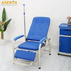 Giường ghế đa năng chăm sóc bệnh nhân kèm cây truyền dịch HMNB-3020