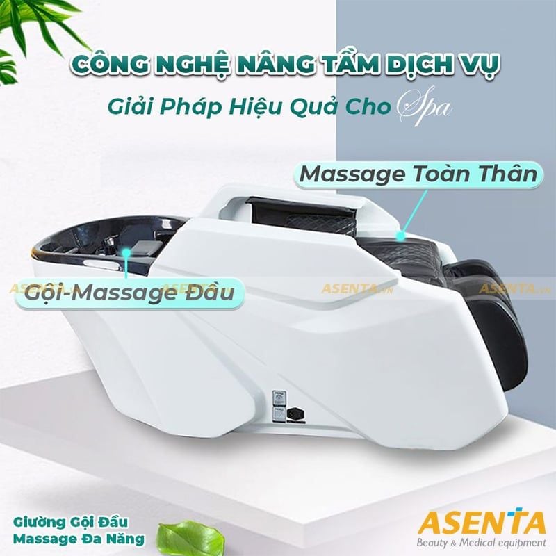 Gường Gội Đầu Massage Toàn Thân 2in1