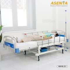 Giường hồi sức cấp cứu ICU 4 tay quay đa chức năng có bô HMNB-2010