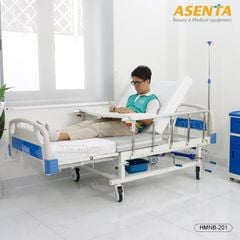 Giường hồi sức cấp cứu ICU 4 tay quay đa chức năng có bô HMNB-2010