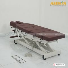 Giường nắn chỉnh cột sống chỉnh điện 6 khúc 4 cần gạt HERAB-2040