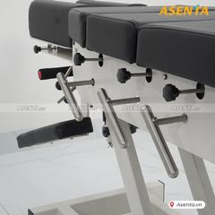 Giường nắn chỉnh cột sống chỉnh điện 6 khúc 4 cần gạt HERAB-2040