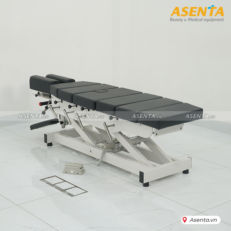 Giường nắn chỉnh cột sống chỉnh điện 7 khúc 5 cần gạt HERAB-2050