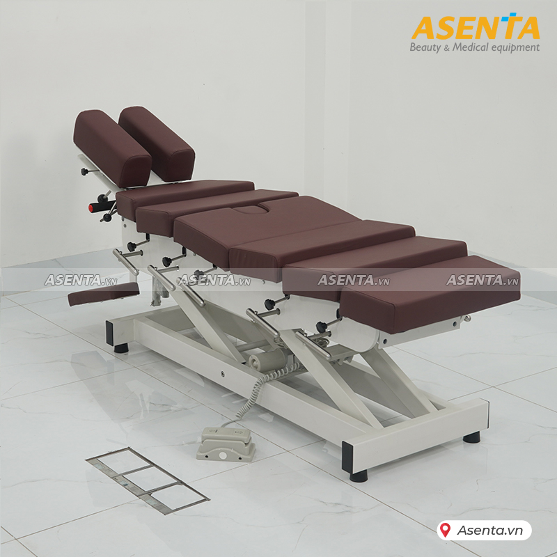 Giường nắn chỉnh cột sống chỉnh điện 7 khúc 5 cần gạt HERAB-2050