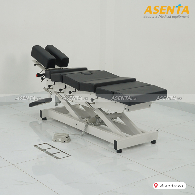 Giường nắn chỉnh cột sống chỉnh điện 7 khúc 5 cần gạt HERAB-2050