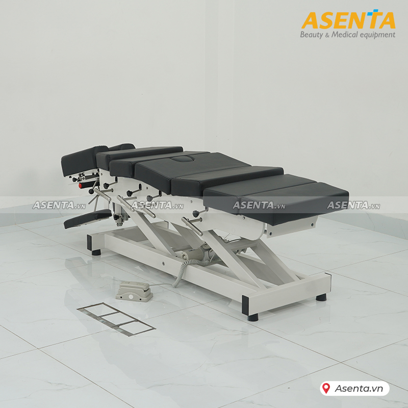 Giường nắn chỉnh cột sống chỉnh điện 7 khúc 5 cần gạt HERAB-2050