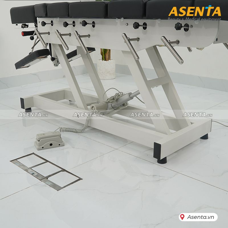 Giường nắn chỉnh cột sống chỉnh điện 7 khúc 6 cần gạt HERAB- 2060