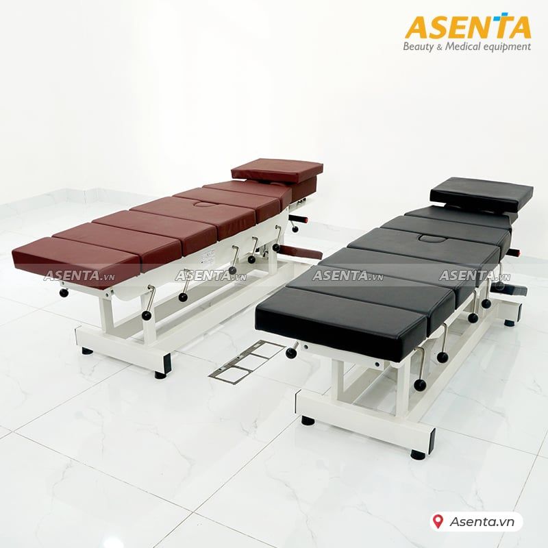 Giường nắn chỉnh cột sống chỉnh cơ 7 khúc 6 cần gạt HERAB-2030