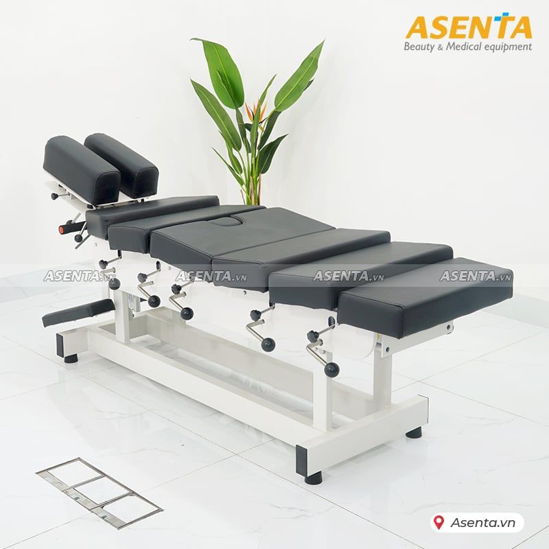 Giường nắn chỉnh cột sống chỉnh cơ 7 khúc 6 cần gạt HERAB-2030
