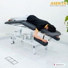 Giường nắn chỉnh xương khớp Chiropractic chỉnh điện 2 động cơ 3 khúc HERAB-1010