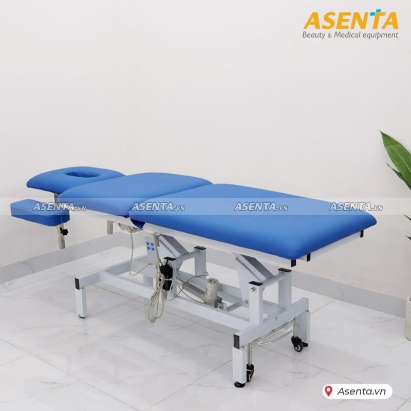 Giường nắn chỉnh xương khớp Chiropractic chỉnh điện 2 động cơ 3 khúc HERAB-1010