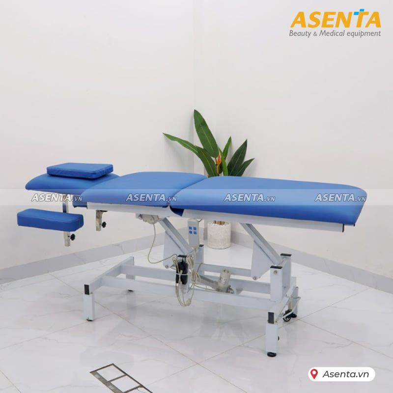 Giường nắn chỉnh xương khớp Chiropractic chỉnh điện 2 động cơ 3 khúc HERAB-1010