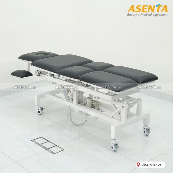 Giường nắn chỉnh xương khớp Chiropractic chỉnh điện 2 động cơ 3 khúc có tách chân HERAB - 1020