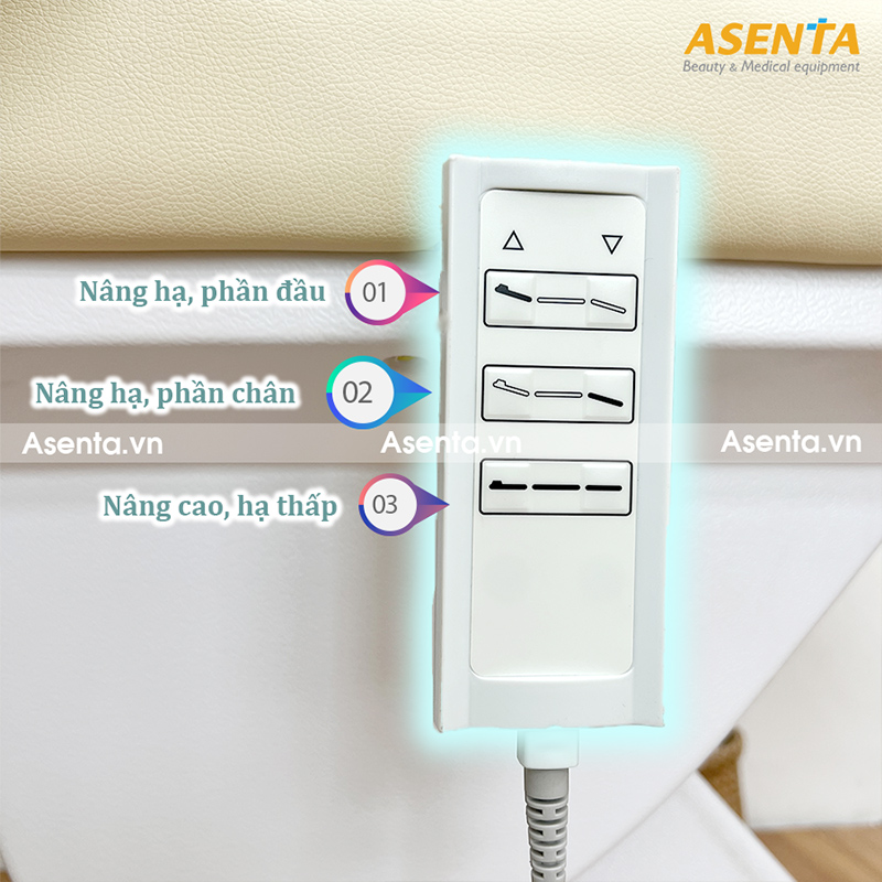 Giường tiêm Filler chỉnh điện 3 động cơ Hi-MEC HMBB-8010