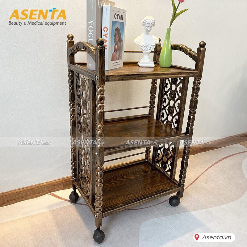 Kệ đựng dụng cụ Spa 3 tầng cao cấp HMTL-5080