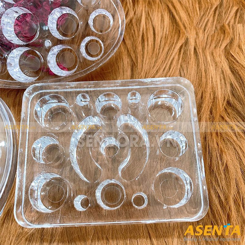 Khay đựng chum bằng mica nhiều mẫu