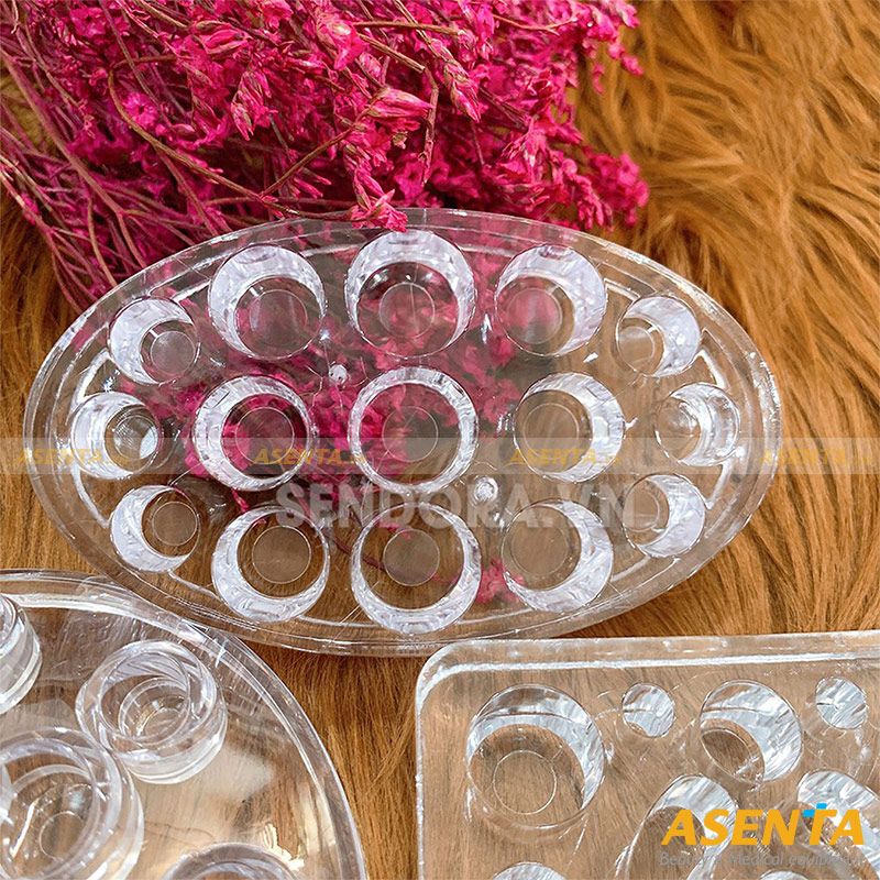 Khay đựng chum bằng mica nhiều mẫu