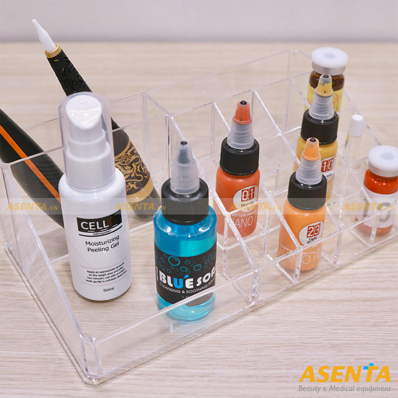 Khay nhựa đựng mực máy phun xăm đa năng