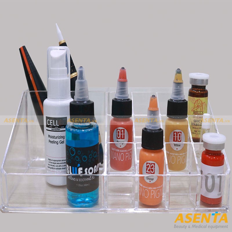 Khay nhựa đựng mực máy phun xăm đa năng