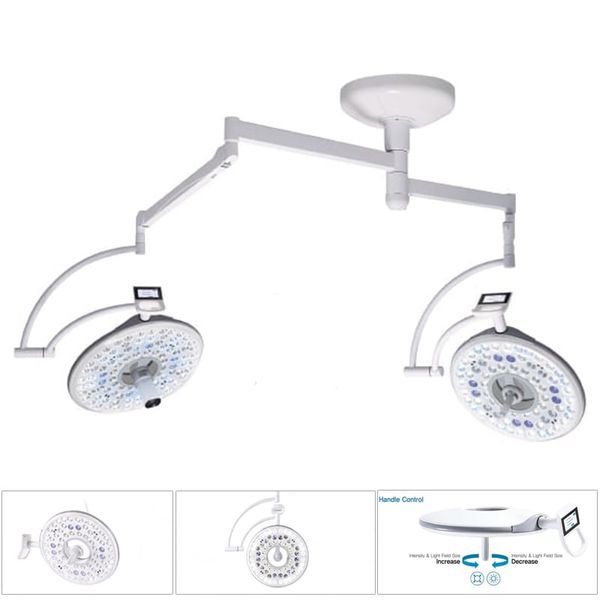 Đèn phẫu thuật 2 nhánh Dentis L400-A0000 là đèn mổ LED đôi 360° cao cấp
