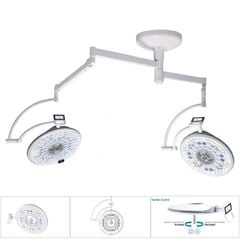 Đèn mổ phẫu thuật 2 nhánh Dentis Medical Division L400-A0000 - Hàn Quốc