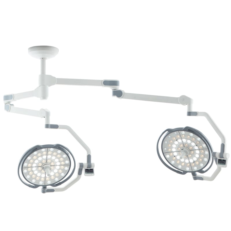 Đèn mổ phẫu thuật 2 nhánh LD10.02 - Thương hiệu Inspital của Đức