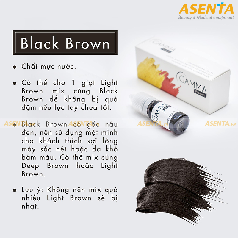 Mực phun xăm chân mày Gamma