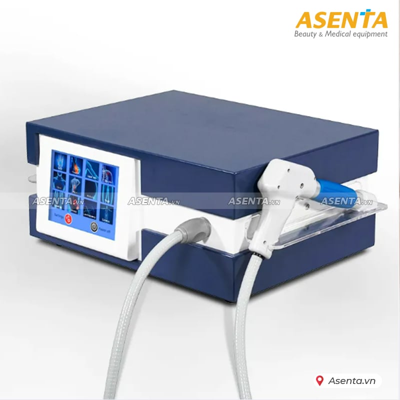 Máy xung kích điều trị, trị liệu Ginha Q90 lực 10 bar