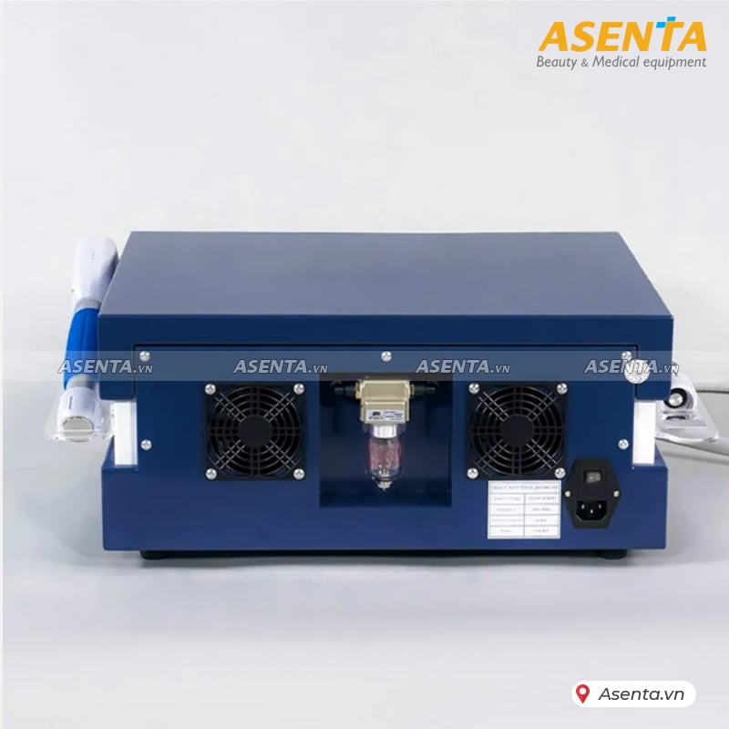 Máy xung kích điều trị, trị liệu Ginha Q90 lực 10 bar