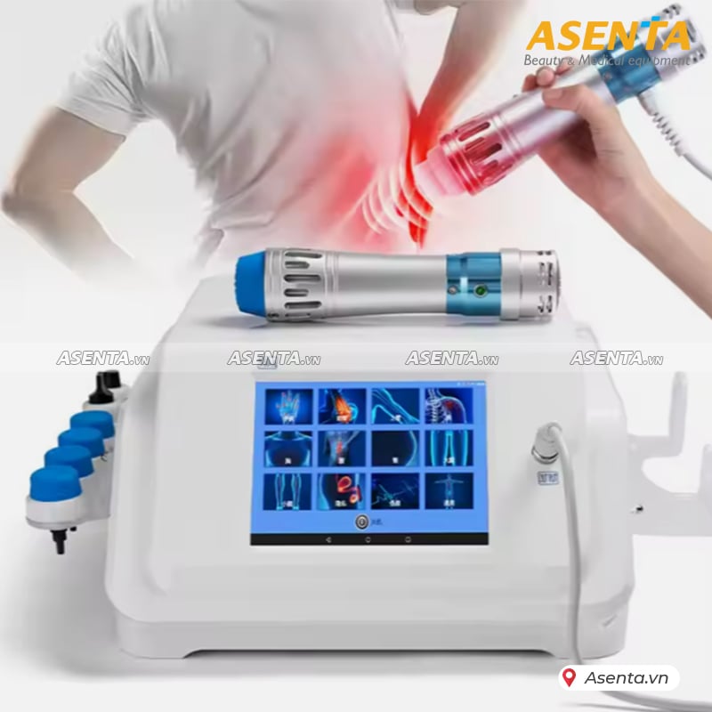 Máy xung kích trị liệu V80A lực 10 bar