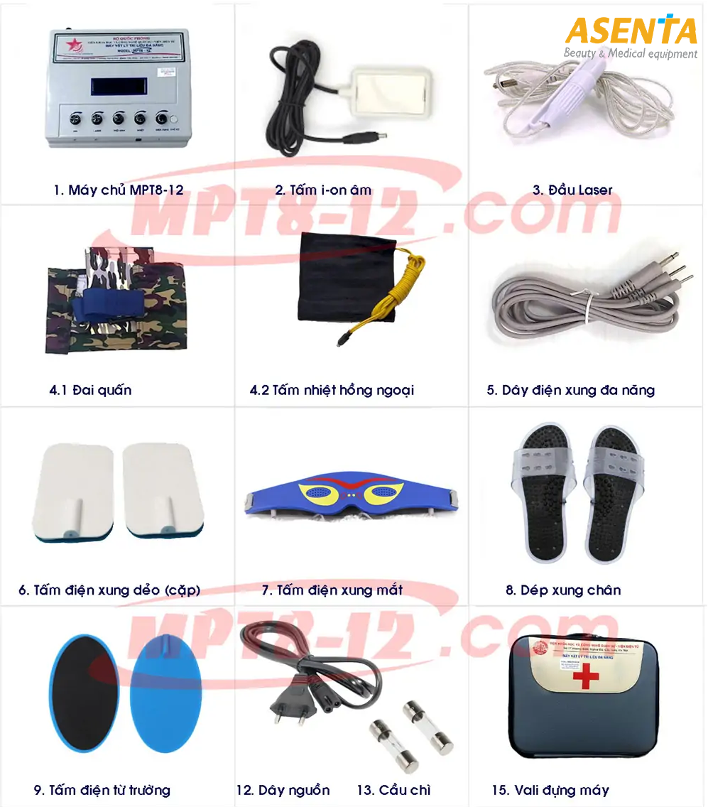 MÁY VẬT LÝ TRỊ LIỆU ĐA NĂNG MPT8-12